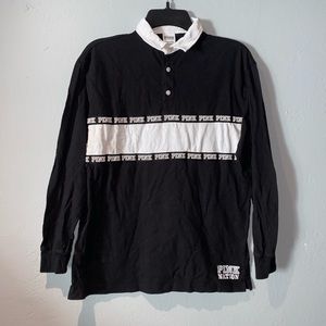 Victoria’s Secret Pink Polo Button Tee